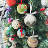 Handmade Paper Mache Balls Party Decoration Hanging Christmas Decorative