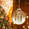 Wholesale Shiny Glass Hanging Christmas Ball for Home Decoration