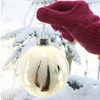 Hand-painted Hanging Christmas Glass Ball