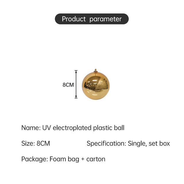 Colorful and Durable Water Transfer Electroplated Plastic Ornaments