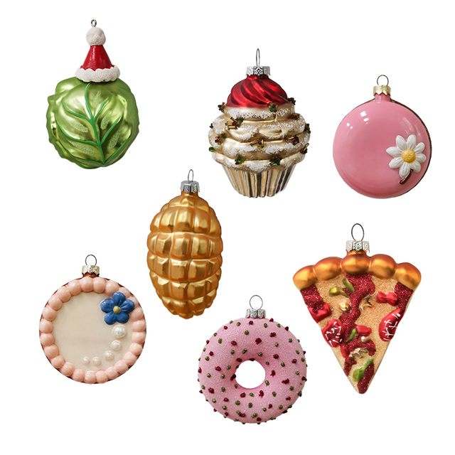 Food-shaped Christmas Decorations