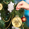 Printed Christmas Glass Ornament Balls