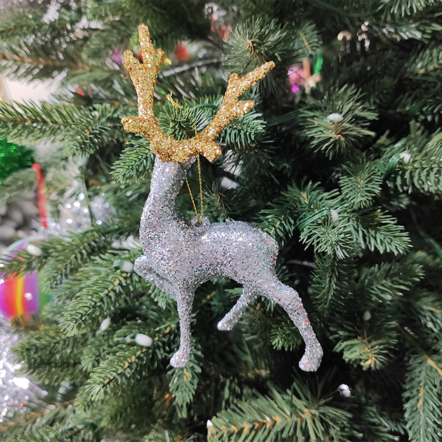 Sparkling Graceful Deer Christmas Ornament