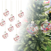 Warm Light Christmas Ball Ornaments Decorative and Festive Elegance