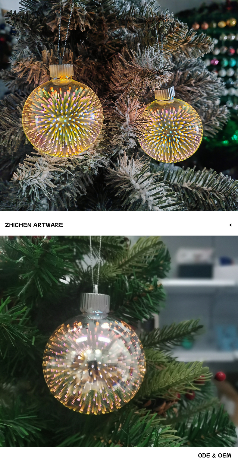 Glowing Transparent Christmas Ball