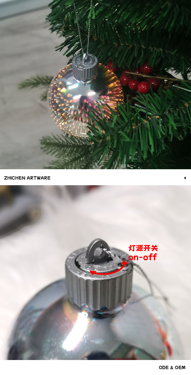 Glowing Transparent Christmas Ball