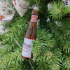 Creative DIY Christmas Ornament – Mini Glass Bottle Hanging Decoration for Personalized Holiday Décor