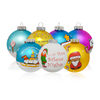 Colorful Glass Baubles, Creative Design, Holiday Home Décor 