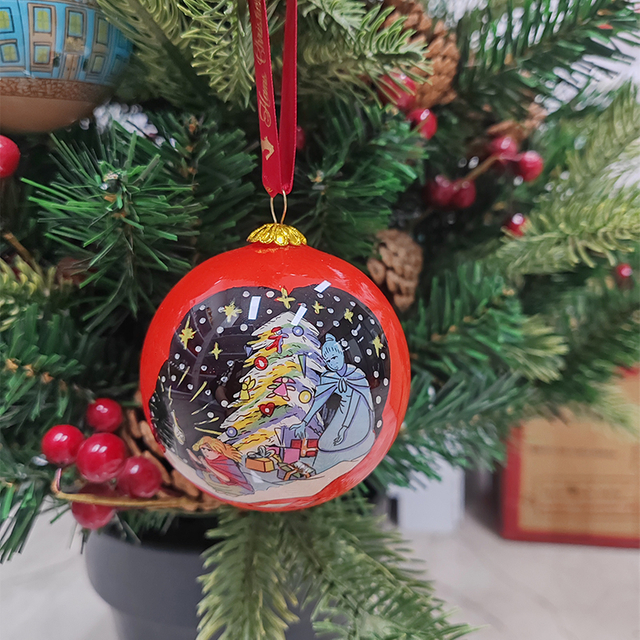 Red Handcrafted Festive Christmas Ornament