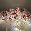 Warm Light Christmas Ball Ornaments Decorative and Festive Elegance