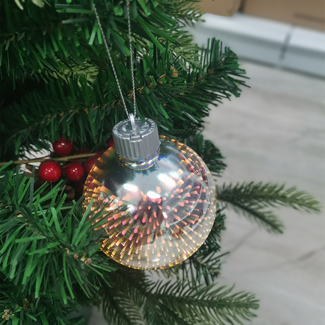 Decorative Christmas Ball Emitting Warm Light