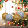 Tinsel Christmas Ball Ornaments – Sparkle & Shine for The Holidays!